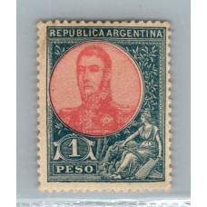 ARGENTINA 1908 GJ 299 ESTAMPILLA NUEVA CON GOMA DE GRAN CALIDAD U$ 24 !!!